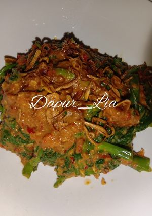 Foto resep Rujak kangkung