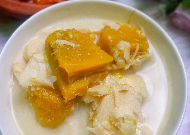 Resep Sayur rebung kuah santan yang Lezat