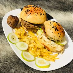 A picture of Beef burger.