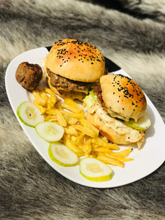 A picture of Beef burger.