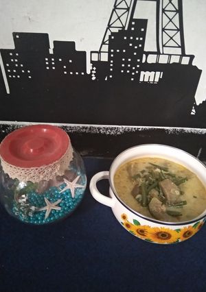 Foto resep Sayur Lodeh Terong Kacang Panjang (Bumbu Instan)