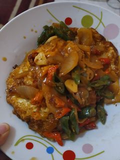 Foto resep Tumis telor ceplok