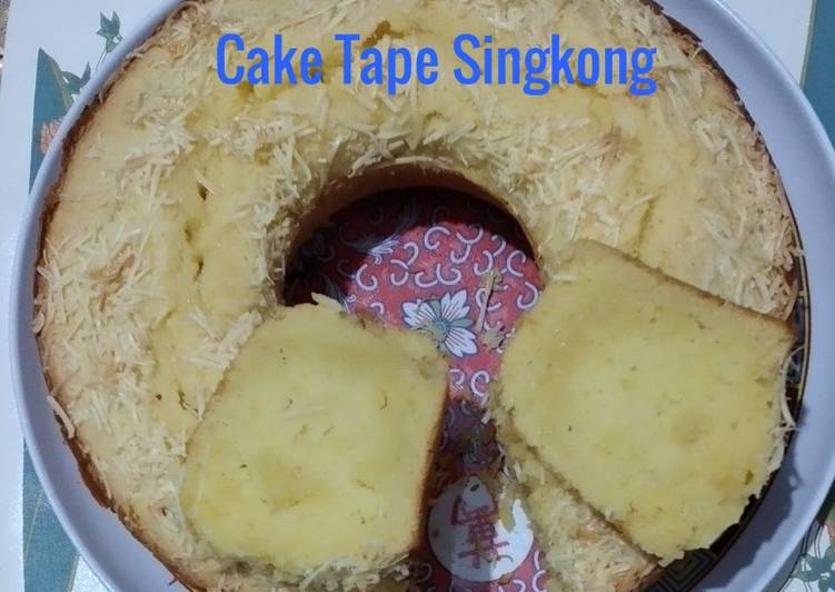 WAJIB DICOBA! Begini Cara Membuat Cake Tape Singkong Spesial
