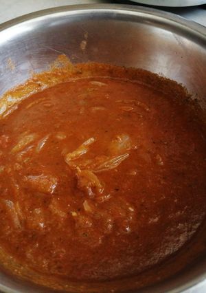 Una foto de Salsa roja para huevos