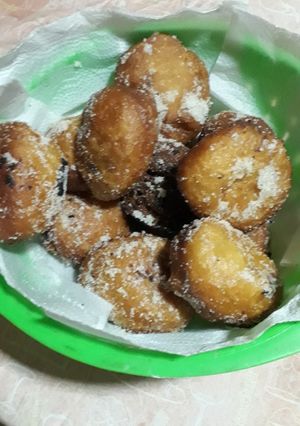 Una foto de Bolas de fraile rellenas de dulce de leche