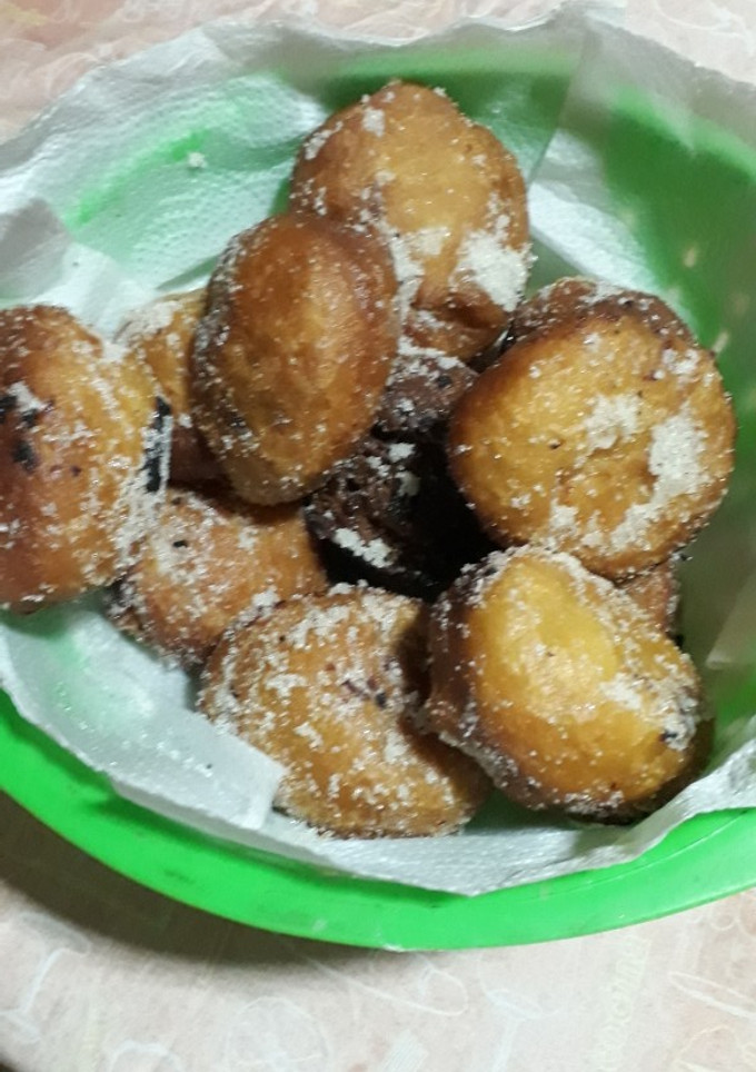 Una foto de Bolas de fraile rellenas de dulce de leche