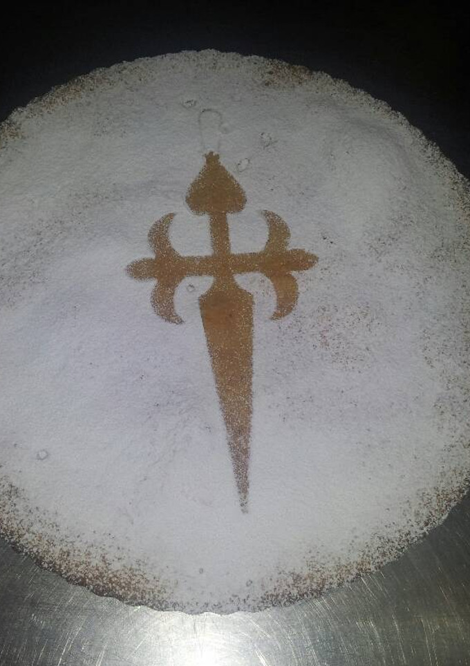 Una foto de Tarta de santiago