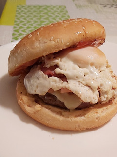 Una foto de Hamburguesa al estilo americano