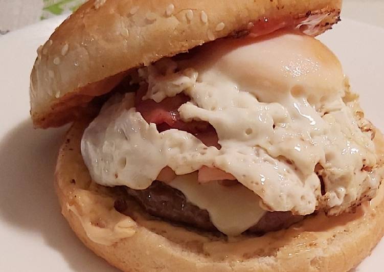 Hamburguesa al estilo americano