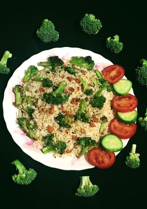 A picture of Broccoli Rice.