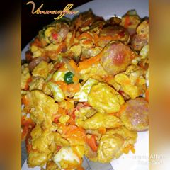 A picture of Vegetables eggs.
