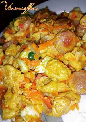 A picture of Vegetables eggs.