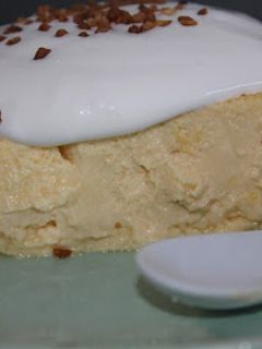 Una foto de Flan de queso y yogur