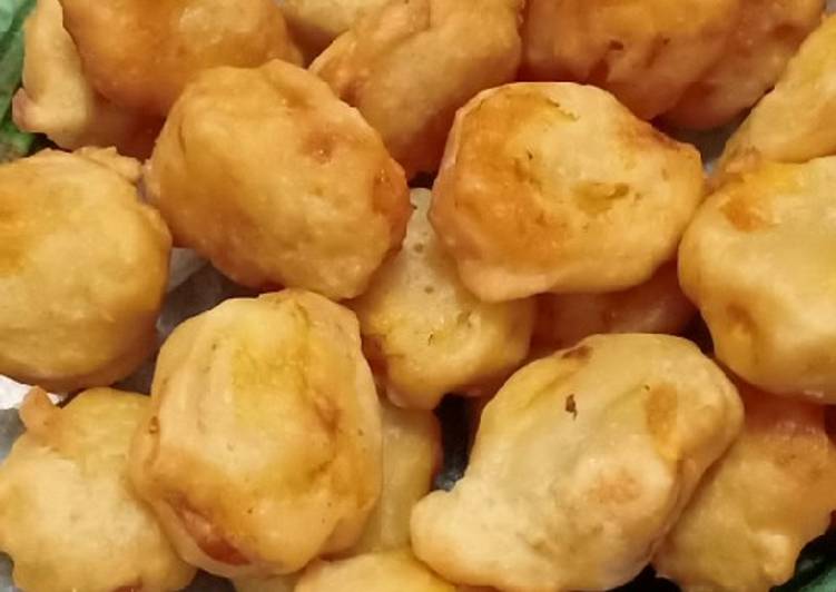 Langkah mengolah Cempedak Goreng gurih