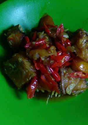 Foto resep Tumis ikan asin bumbu iris