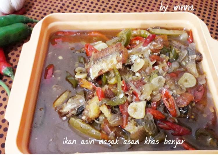 Cara memasak 86.Ikan asin masak asam khas banjar yang nikmat