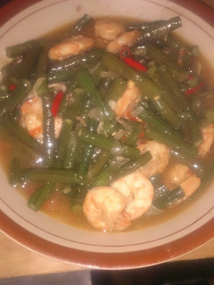 Foto resep Tumis kacang panjang & udang
