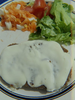 Una foto de Milanesa de soja texturizada