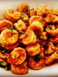Sticky Honey Garlic Butter Shrimp