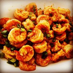A picture of Sticky Honey Garlic Butter Shrimp.