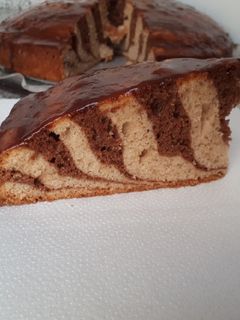 Una foto de Bizcocho cebra