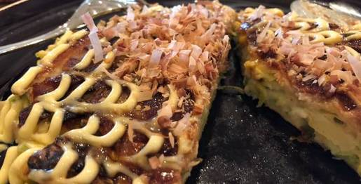 Hình ảnh Bánh Xèo Nhật Bản Okonomiyaki (Thịt Lợn Và Bắp Cải)