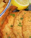 Filetes de pollo empanados