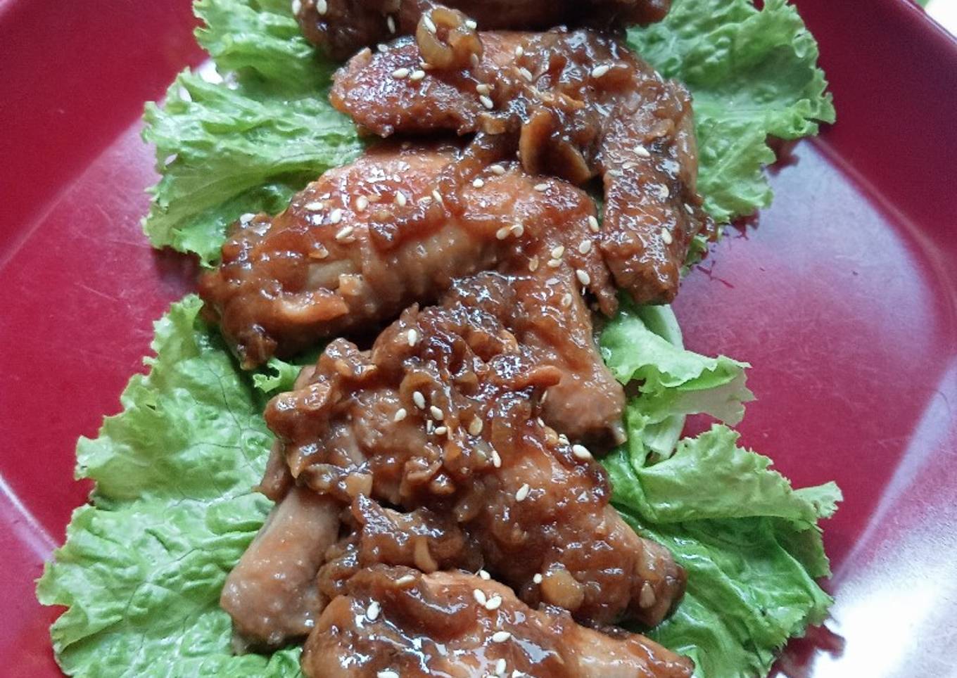 Chicken wings teriyaki