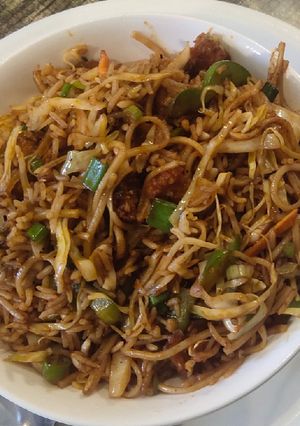 વેજ હકકા નુડલ્સ (Veg Hakka Noodles Recipe In Gujarati) રેસીપી મુખ્ય ફોટો