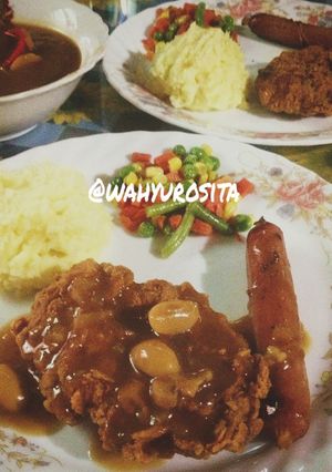 Foto resep Crispy Chicken Steak