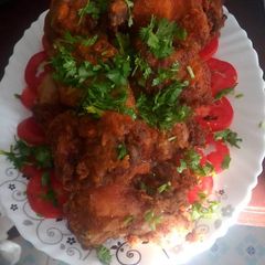 A picture of Breaded chicken.