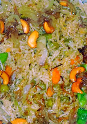 A picture of Simple one pot Veg Pulao.