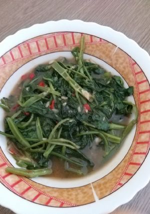 Foto resep Oseng kangkung terasi