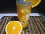 Gambar jus jeruk kelapa muda