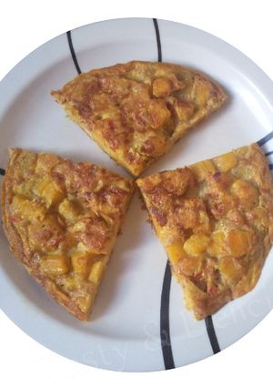 A picture of Plantain Omelette.