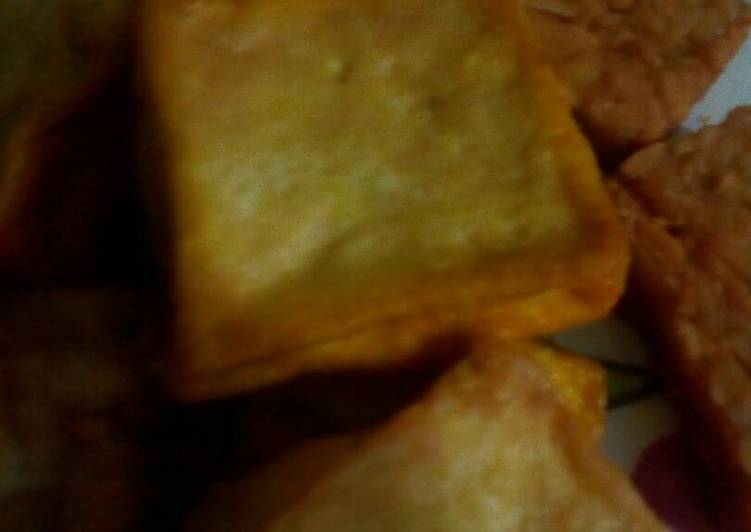 Cara Gampang Menyiapkan Tahu tempe goreng, Enak Banget