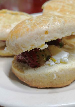 Una foto de Scones dulces