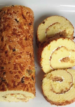 Foto resep ♥️ Roti Roll Abon Wijen ♥️