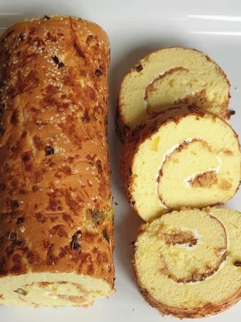 Cara Gampang Menyiapkan Resep ♥️ Roti Roll Abon Wijen ♥️ yang Lezat Sekali Anti Ribet, Mantap