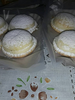 Una foto de Sorrentinos de dulce de batata (Masa de pastafrola)