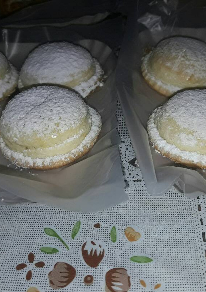 Una foto de Sorrentinos de dulce de batata (Masa de pastafrola)