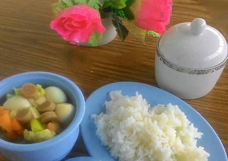 Resep Sup Sayur Ceria 😊, Enak