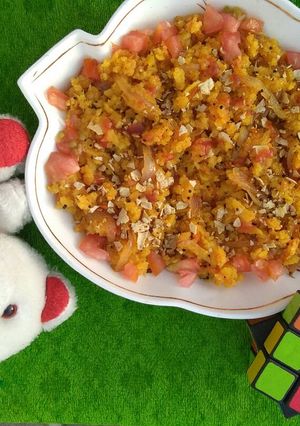 A picture of Chatpata poha.
