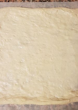 Una foto de 🍕Masa de pizza con masa madre 🍕