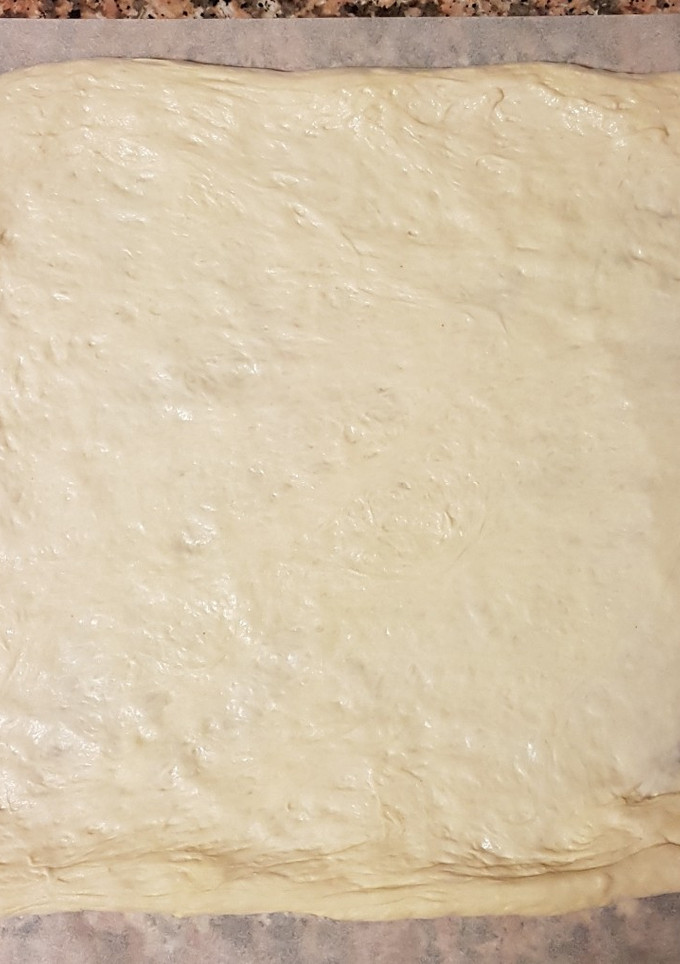 Una foto de 🍕Masa de pizza con masa madre 🍕
