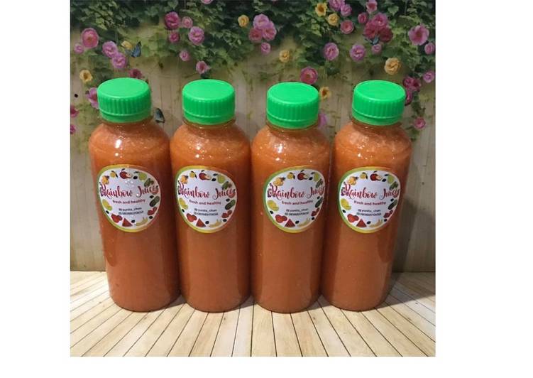 Langkah Mudah untuk Menyiapkan Diet Juice Mango Pear Carrot Gojiberry Tamarillo Anti Gagal