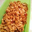 Keripik kulit lumpia pedas