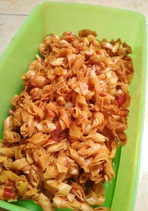 Foto resep Keripik kulit lumpia pedas