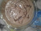 Helado casero de chocolate