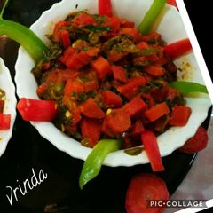 A picture of Gajjar ki sabzi.